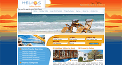 Desktop Screenshot of heliosholidayvillas.com