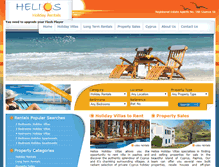 Tablet Screenshot of heliosholidayvillas.com